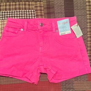 Cat & Jack Girl’s Neon Pink Jean Shorts